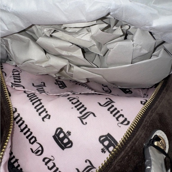 Viral Vintage Juicy Couture The key to Juicy Chocolate Md Backpack NWT EXCLUSIVE main image 9